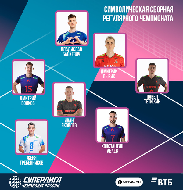 Фото Мужская Суперлига: сборная регулярного чемпионата